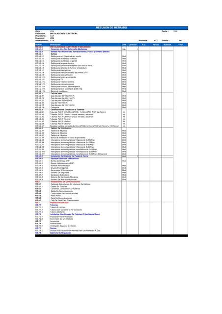 Planilla De Metrados Lucia Inga Udocz