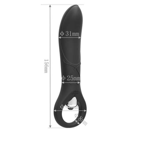 Stimulateur Plug Chapelet Black Vibromasseur Anal En Silicone