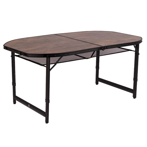 Овальный алюминиевый стол садовый Bo-Camp Woodbine Oval 150x80 cm Black ...