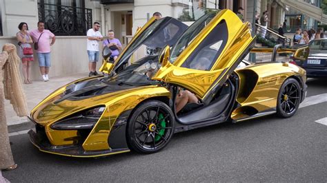 Gold Wrapped McLaren Senna in Monaco : r/mclaren