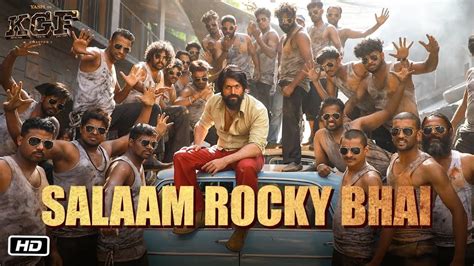 Salaam Rocky Bhai Lyrics सलाम रॉकी भाई K G F Chapter 1 Abhishek Chaithra Soman Balraj