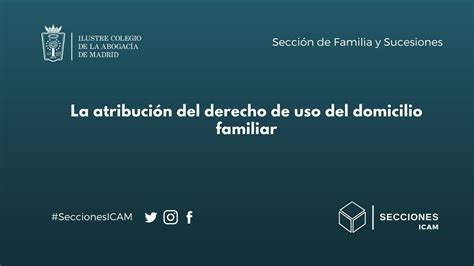 Secci N De Familia Y Sucesiones La Atribuci N Del Derecho De Uso Del