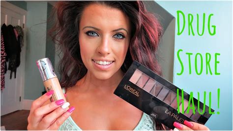 Huge Drugstore Makeup Haul Brianne Allard Youtube