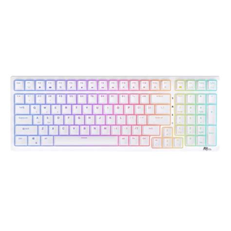 ROYAL KLUDGE RK TRI MODE RGB HOT SWAP KEYBOARD WHITE