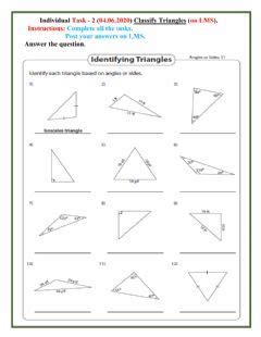 Types of triangle activity – Artofit