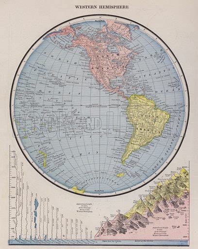 Western Hemisphere Map Printable