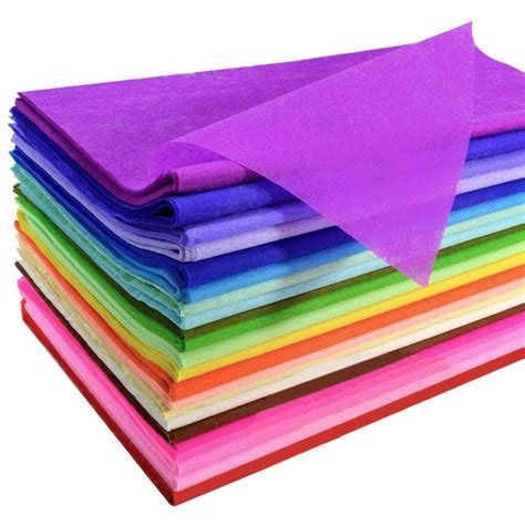 120 Sheets Colored Tissue Paper Bulk Wrapping Craft Paper 20 X 26 For Art T Tissue