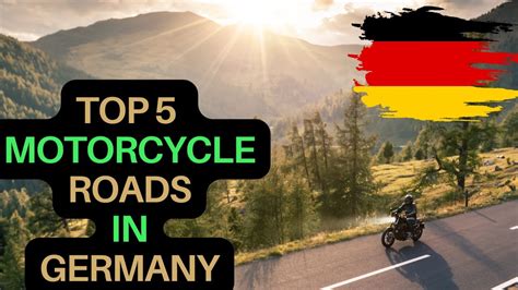 Best Motorcycle Roads In Germany YouTube