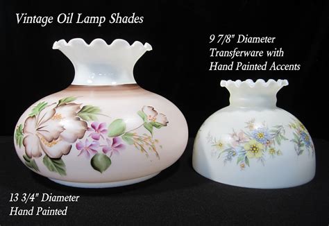 Antique Hurricane Lamp Shades