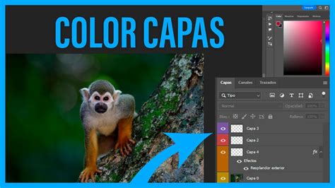 Poner Color A Una Capa En Photoshop Youtube