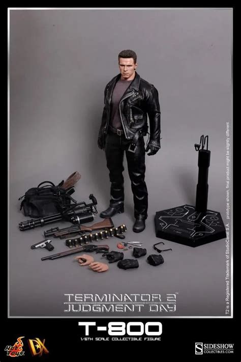 Free Shipping Hot Toys HT DX10 Terminator Arnold 1 6 T800 Collectible Action Figure New Box In