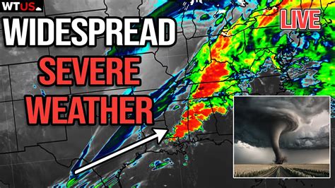 Live Widespread Severe Storms In The Deep South Feb Live