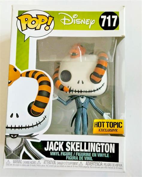 FUNKO POP DISNEY JACK SKELLINGTON 717 HOT TOPIC EXCLUSIVE NEW EBay
