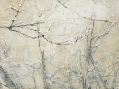 Budding Pussy Willow Art Print Julia Purinton Art