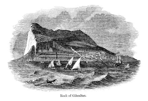 120 Rock Of Gibraltar Illustrations Stock Illustrations Royalty Free