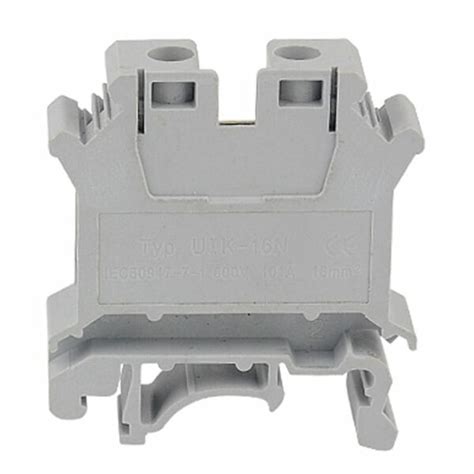 UK16N Screw Clamp Din Rail Terminal Block Manufacturer Tai Ding Electric