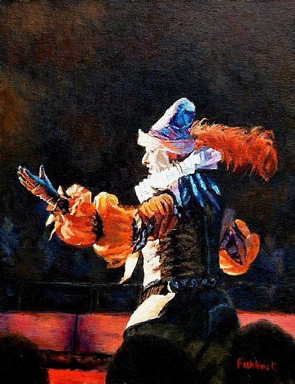 Daniel Fishback Figurative Painting Circus Flora Narrator Oil