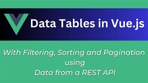 Vue Js And Vuetify Data Table With Paging Sorting Pagination YouTube