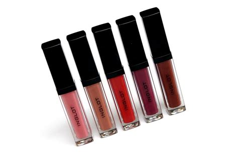 Inglot HD Lip Tint Matte Liquid Lipsticks Review - The Beautynerd
