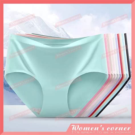 Wm Rhian Women Ice Silk Seamless Sexy Lingerie Panty Underwear Panties Ice Silk Panties Shopee