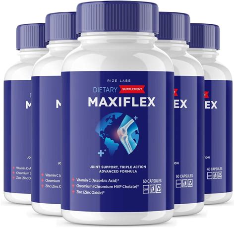 5 Pack Maxiflex All Natural Suppplement Maxiflex