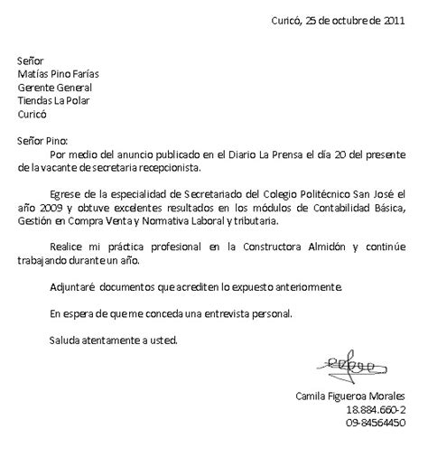 Carta De Solicitud De Empleo Para Que Sirve Soalan Bt Porn Sex Picture