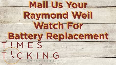 Raymond Weil Watch Battery Replacement Youtube