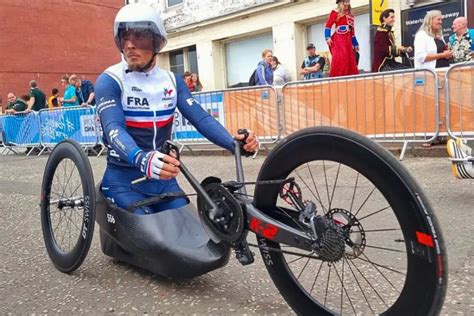 Handbike Championnats Du Monde Lo C Vergnaud Se Pare De Bronze Sur