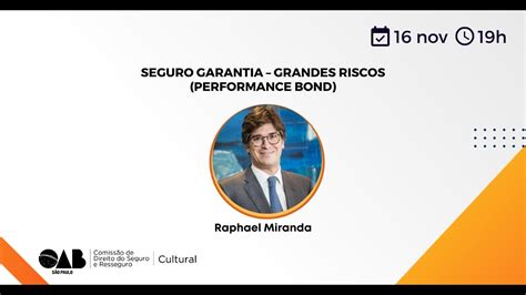 Seguro Garantia Grandes Riscos Performance Bond YouTube