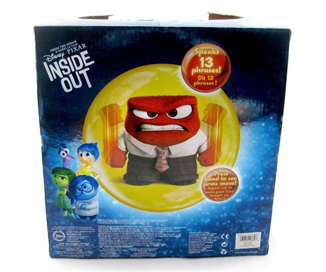 Dan The Pixar Fan Inside Out Animated Talking Anger Plush