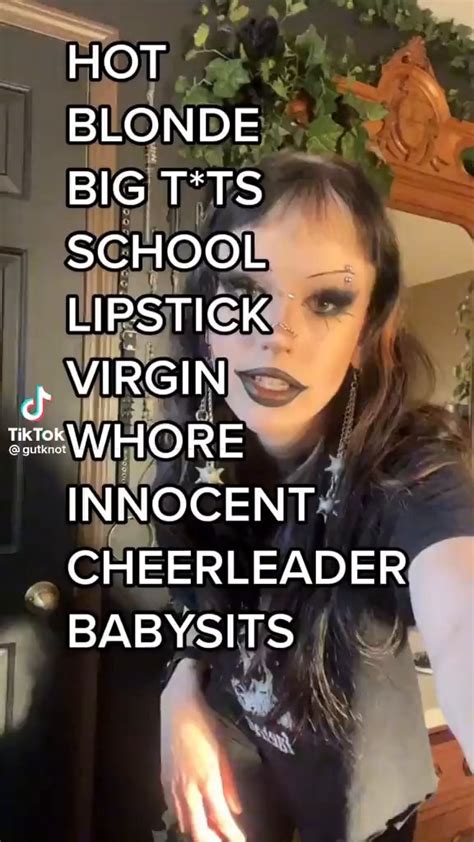 HOT BLONDE BIG T TS SCHOOL LIPSTICK VIRGIN MresWHORE INNOCENT CHEERLEADER BABYSITS IFunny