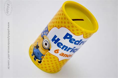 Cofrinho Minions Elo Produtos Especiais