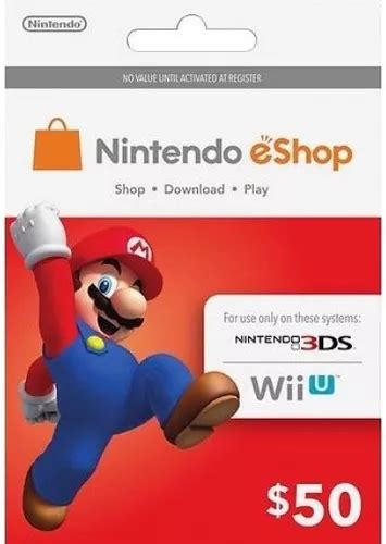 Nintendo Eshop Tarjeta De Prepago Us Codigo Original Meses Sin