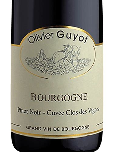 Olivier Guyot Cuv E Clos Des Vignes Pinot Noir Vivino Us