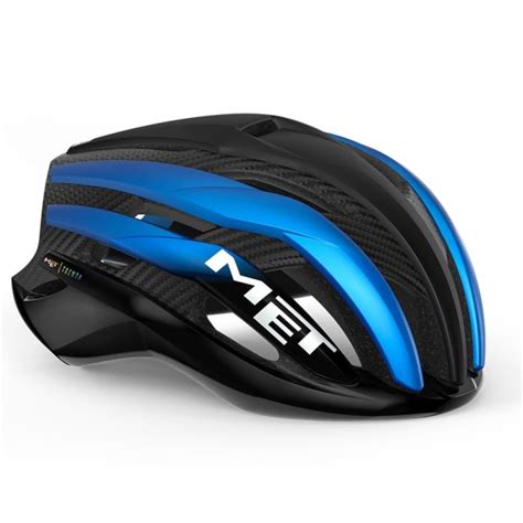 Kask Rowerowy Met Trenta K Carbon Mips Czarno Niebieski Rowertour