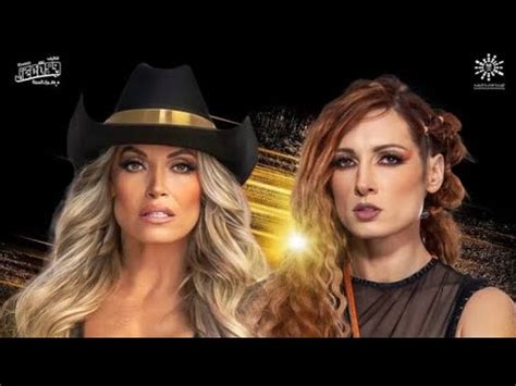 WWE 2K23 Night Of Champions Becky Lynch Vs Trish Stratus YouTube