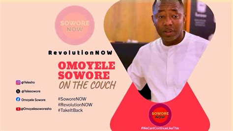 Omoyele Sowore On The Couch Youtube