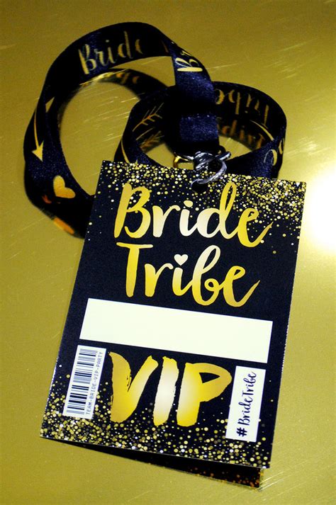 Bride Tribe Vip Hen Bachelorette Party Lanyards Hen Party Wristbands Team Bride Tribe Hen