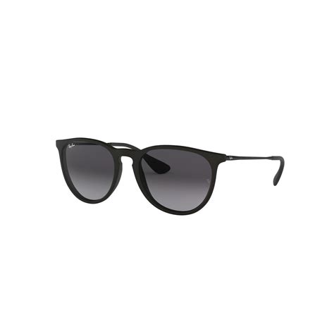 Ray Ban Erika Classic Black Grey Gradient Sunglasses Ic Clothing