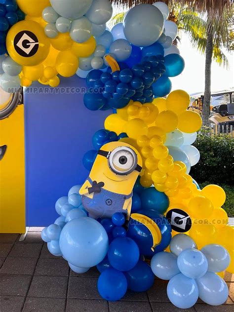 Joyful Minion Birthday Decorations - Miami Party Decor - Party Decorations & Event Services