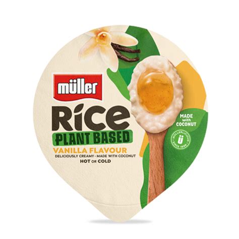 Vanilla | Müller Plant Based Rice | Müller Yogurts & Desserts