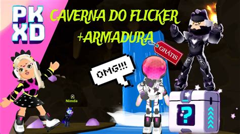 PK XD ATUALIZOU CAVERNA DO FLICKER E ARMADURA GRÁTIS pkxd