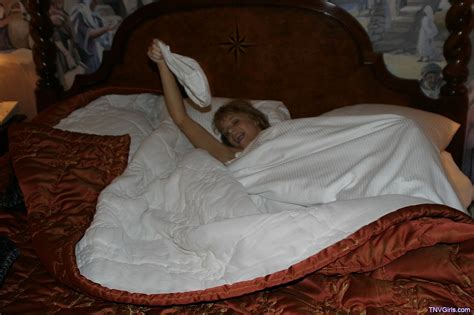 Teen Hottie Vanessa Stripping And Posing Naked Wrapped In Bed Sheets