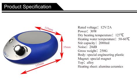 Magnetic Stirrer Hot Plate Magnetic Heating Agitator Stirrer Hotplate With Stir Bar Stir Heat