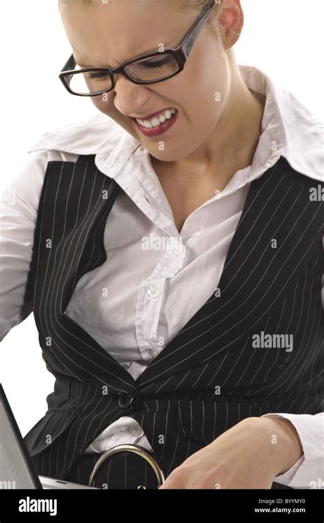 Young Businesswoman Stock Photo Alamy