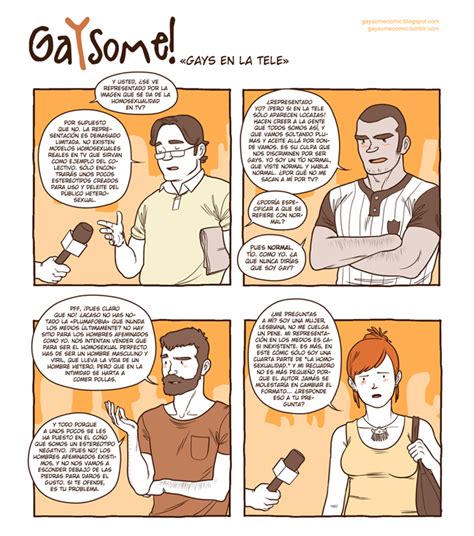 Gaysome Webcomic Humor Gay En Espa Ol Gays En La Tele Gays On Tv Gay Comics Gay