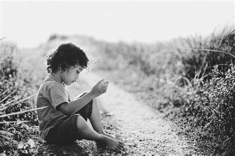 Children Portrait Photography | Black and White Photography