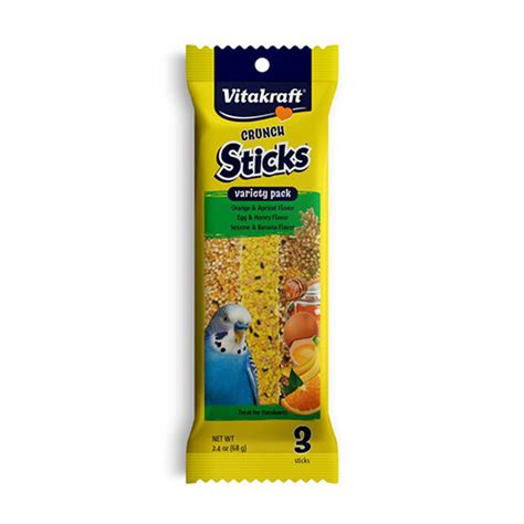 Vitakraft Crunch Sticks Parakeet Treat Variety Pack