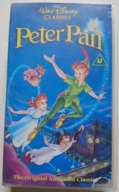 Peter Pan Walt Disney Classic Vhs Video Pal Picclick Uk