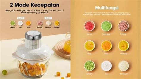 Review Samono Food Chopper Sw C Dengan Pisau Model S Menghaluskan